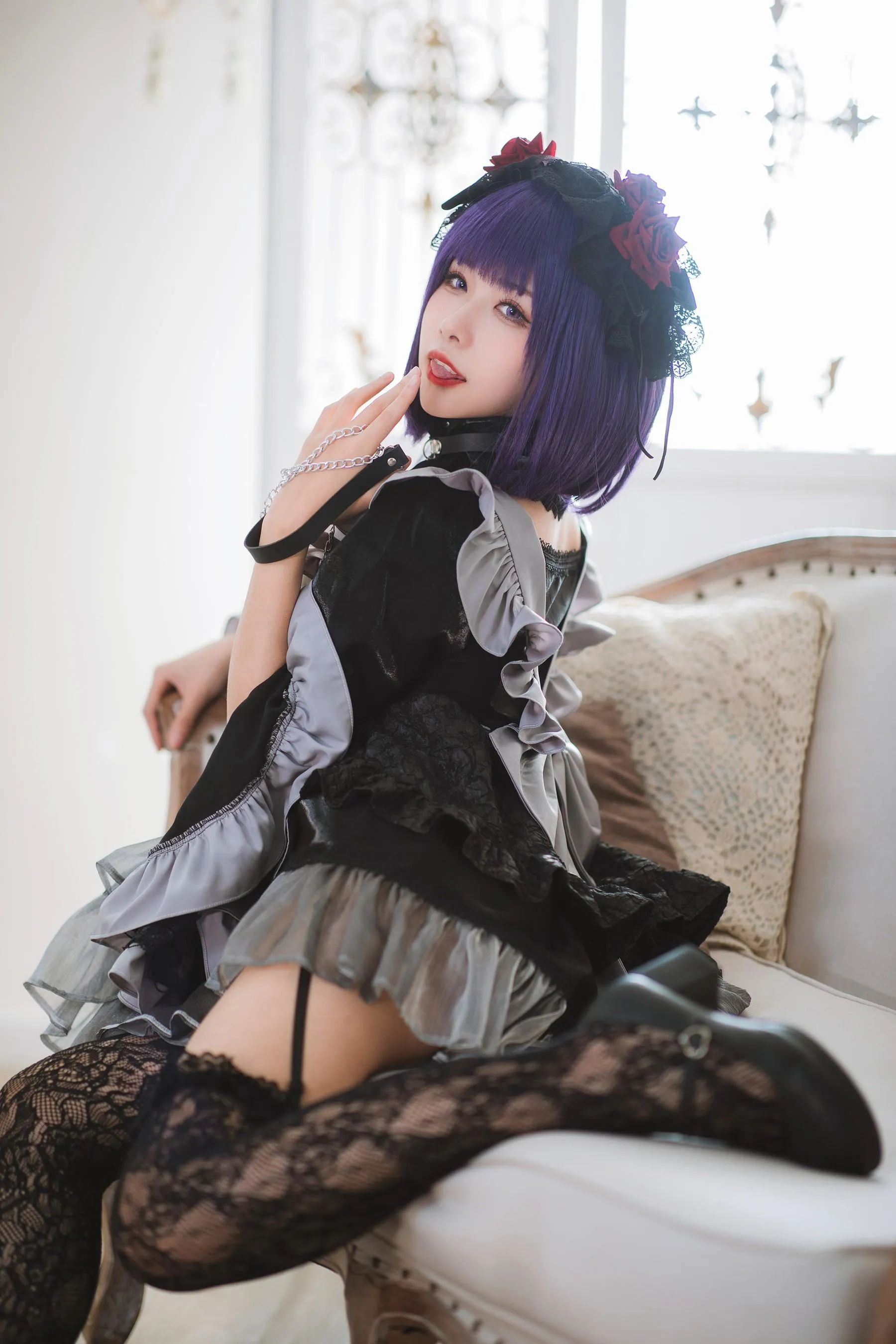 Momoko葵葵 – NO.34 喜多川海夢 黑江雫 [45P]插图6
